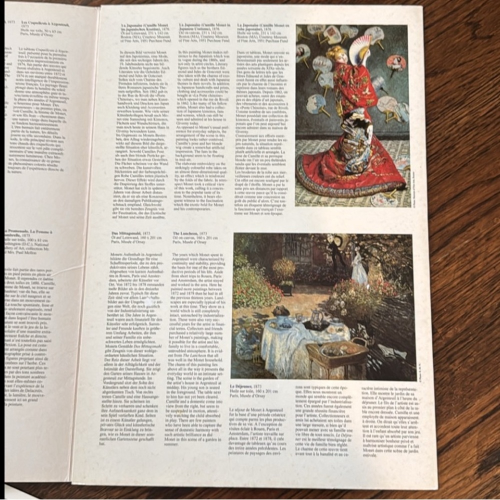 Claude Monet Art Posterbook - TASCHEN Copyright 1992 - Vintage Art - Picture 6 of 16